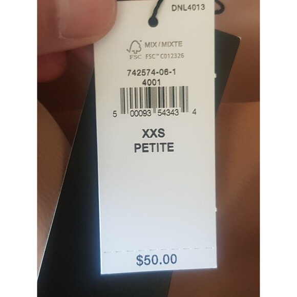 Banana Republic Womens Camisole Tank Top Size XXS Petite Metallic Light Academia - Picture 8 of 14